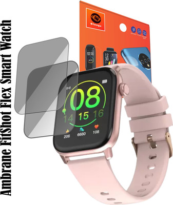 Olonga Screen Guard for Ambrane FitShot Flex Smartwatch(Pack of 2)