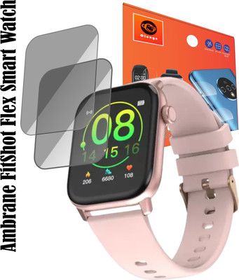 Olonga Screen Guard for Ambrane FitShot Flex Smartwatch(Pack of 2)