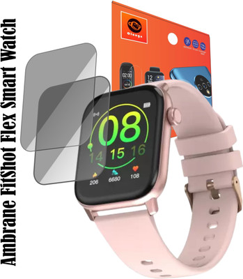 Olonga Screen Guard for Ambrane FitShot Flex Smartwatch(Pack of 2)