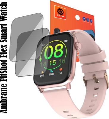 Olonga Screen Guard for Ambrane FitShot Flex Smartwatch(Pack of 2)