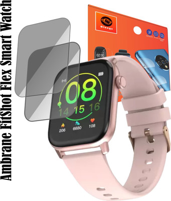 Olonga Screen Guard for Ambrane FitShot Flex Smartwatch(Pack of 2)