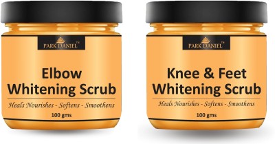 PARK DANIEL Elbow & Knee & Feet Skin Exfoliates Body Whitening Scrub Pack of 2 100gm(200 gm) Scrub(200 g)