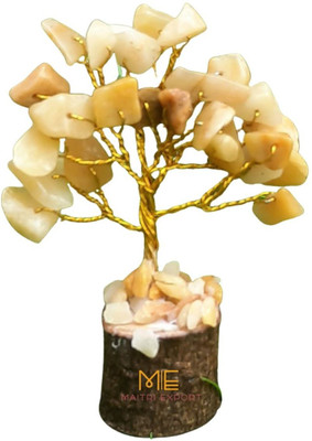 Maitri Export Decorative Showpiece  -  8 cm(Crystal, Yellow)