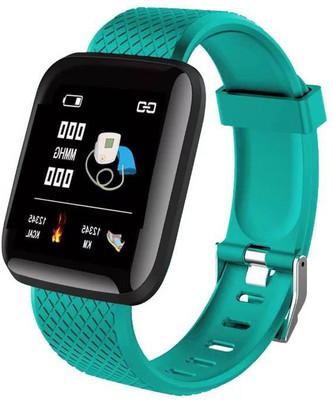 TXOR STORM M5 With Heart Rate, SPO2 & BP Monitor 35 mm Screen Smartwatch(Teal Strap, 35 mm)