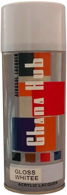 GHANA HUB Premium White Spray Paint 400 ml(Pack of 1)