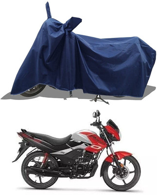 KEDIT Two Wheeler Cover for Hero(Passion Pro i3S, Blue)