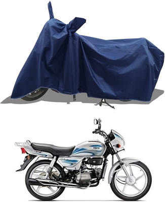 AASHTIK MART Two Wheeler Cover for Hero(Splendor Plus, Blue)