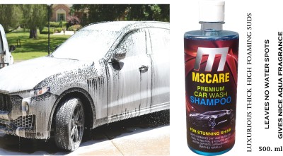 M3CARE Bike and Car wash shampoo Car Washing Liquid(500 ml)
