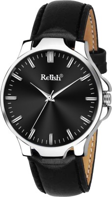 RELish RE-BB8246 Latest Designer Black Color Strap Analog Watch  - For Men