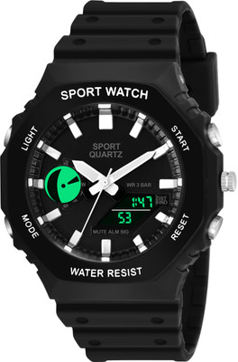 Shocknshop Sports Multi Functional Waterproof Men Analog-Digital Watch  - For Boys