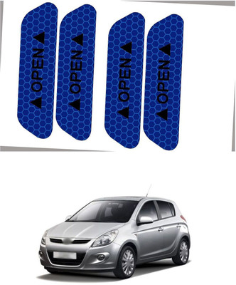 PRTEK Plastic Car Door Guard(Blue, Pack of 4, Hyundai, i20)
