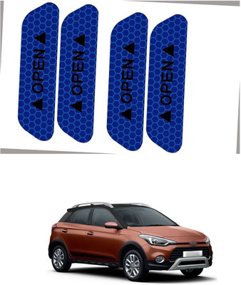 PRTEK Plastic Car Door Guard(Blue, Pack of 4, Hyundai, i20)