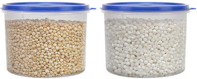 Cutting EDGE Plastic Grocery Container  - 2200 ml(Pack of 2, Blue)