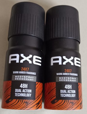 AXE Recharge + 24x7 Spray 150ml Pack of 2 Deodorant Spray  -  For Men & Women(300 ml, Pack of 2)