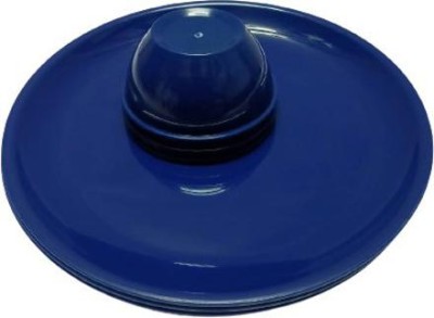 Kanha Pack of 8 Plastic plastic Plates for Dinner Set, 4 Dinner Plate with 4 Curry Bowls- Navy Blue Dinner Set(Microwave Safe)