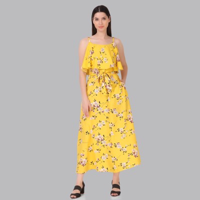 CARMINE Women Maxi Yellow Dress