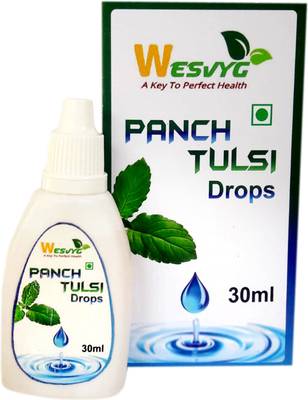 Wesvyg Tulsi Drops - A Natural Immunity Booster | Powerful Cough & Cold Relief Drops
