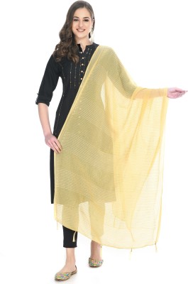 A R SILK Chiffon Self Design Women Dupatta