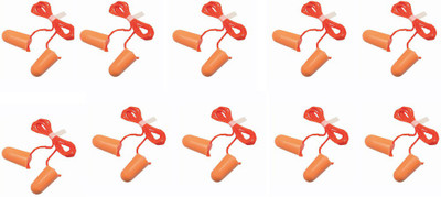 Atheniam Premium Quality Noise Reducing Ear Plugs {Flipkart Recommended} Ear Plug(Orange)