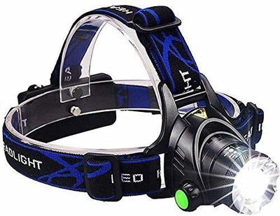 FLIPXEN Atomic Beam Headlight/LED Flash/Head Torch 2 hrs Torch Emergency Light(Black)