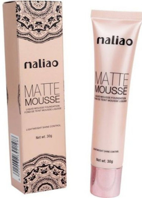 maliao Matte Mousse Liquid Foundation(Shade 01, 30 g)