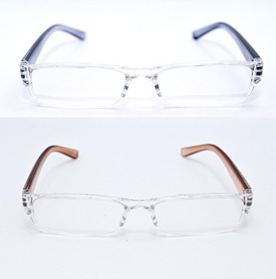 SAN EYEWEAR Half Rim (+1.25) Rectangle Reading Glasses(48 mm)