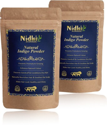 NIDHI AYURVEDIC NIDHI NATURAL INDIGO POWDER 200GM(200 g)