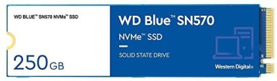 WD WD Blue NVMe SN570 250 GB Desktop, Laptop Internal Solid State Drive (SSD) (WDS250G3B0C)(Interface: PCIe NVMe, Form Factor: M.2)