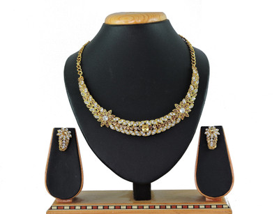 VATSALYA creation Alloy Gold-plated Gold, Silver Jewellery Set(Pack of 1)