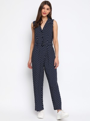 MAYRA Polka Print Women Jumpsuit