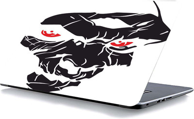 qth SKULL LAP-6938 VINYL Reusable Laptop Skin Compatible for 15.6 inch(Theme: Patterns)