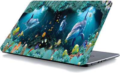 qth GRAPHICS LAP-4935 VINYL Reusable Laptop Skin Compatible for 15.6 inch(Theme: Nature)