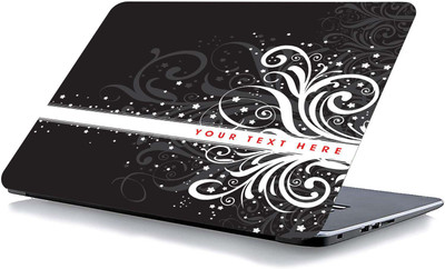 qth FLORAL LAP-4571 VINYL Reusable Laptop Skin Compatible for 15.6 inch(Theme: Patterns)