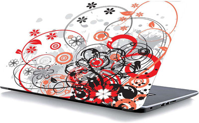 qth FLORAL LAP-4093 VINYL Reusable Laptop Skin Compatible for 15.6 inch(Theme: Patterns)