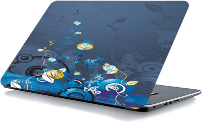 qth FLORAL LAP-4512 VINYL Reusable Laptop Skin Compatible for 15.6 inch(Theme: Spiritual)