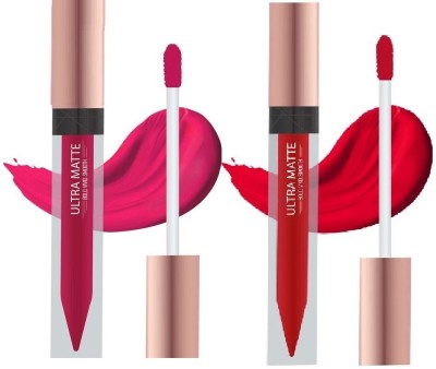 GFSU High Definition Waterproof, liquid Matte Lipstick,Smudge proof,Ultra Smooth(MULTICOLOR, 18 ml)