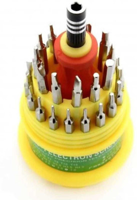 SUDARSAN Combination Screwdriver Set (Pack of 31) Magnetic Pickup Tool(Flexible)
