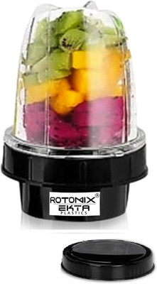 Rotomix Bullet Jar for Mixer Grinder Small (350 ML) ABS Transparent Mixer Juicer Jar Mixer Juicer Jar(350 ml)