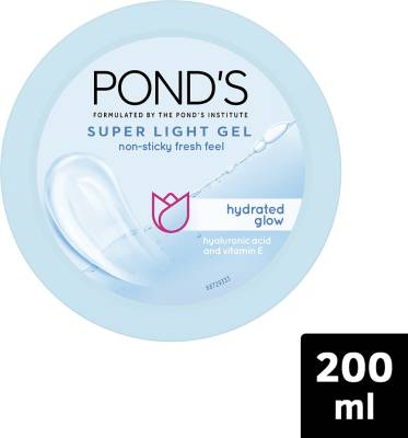 POND&#x27;s Super Light Gel Oil Free Moisturiser With Hyaluronic Acid + Vitamin E  (200 ml)