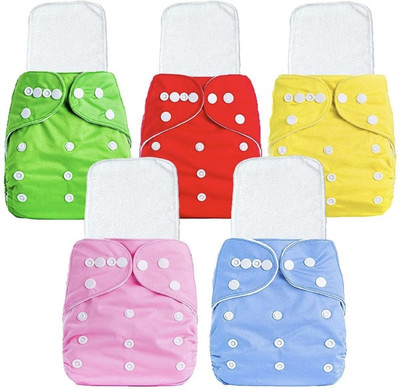 Jaydison Reusable Diaper Reuse Nappy With 5 Layer Insert For 0-24 m Baby RGSPY-w1
