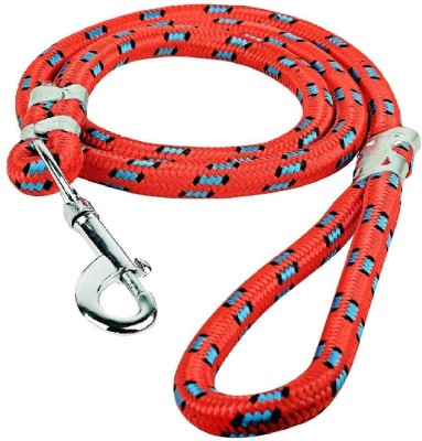 THE DDS STORE Heavy Duty Dog Leash Stylish Nylon Rope Dog Training Leash for Small ,Medium Dog Dog & Cat Leash(Medium, Printed Red)