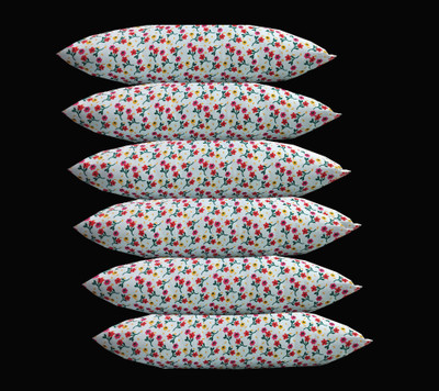 PALVIT Microfibre Abstract Sleeping Pillow Pack of 6(PRINTED)