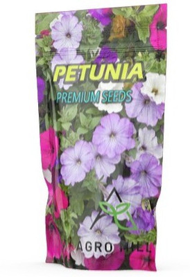 AGRO MILL PREMIUM QUALITY PETUNIA MULTIFLORA MIXED FLOWER Seed(100 per packet)