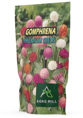 AGRO MILL GOMPHRENA/BACHELOR BUTTON/GLOBE AMARANTH Seed(100 per packet)