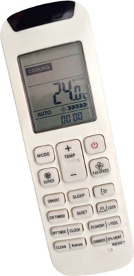 Ehop Compatible remote control for Air Conditioner VE-221 Bluestar Remote Controller(White)