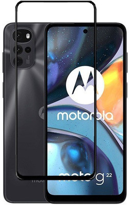 ROYALBASE Edge To Edge Tempered Glass for Moto G22,Motorola G22(Pack of 1)