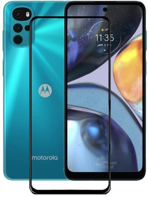 MOBIGENIX Edge To Edge Tempered Glass for Moto g22 ,MOTOROLA MOTO G22 4G(Pack of 1)