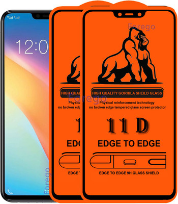 Forego Edge To Edge Tempered Glass for Vivo Y83 Pro(Pack of 2)