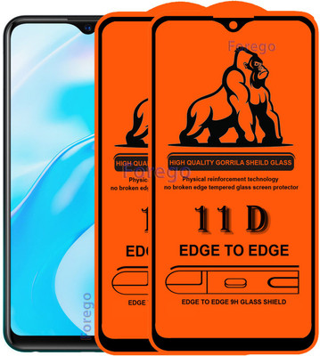Forego Edge To Edge Tempered Glass for Vivo Y1S(Pack of 2)
