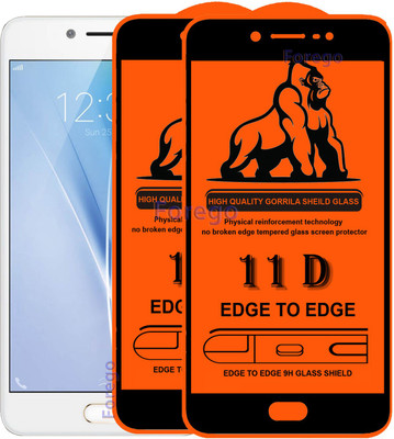 Forego Edge To Edge Tempered Glass for VIVO V5S(Pack of 2)